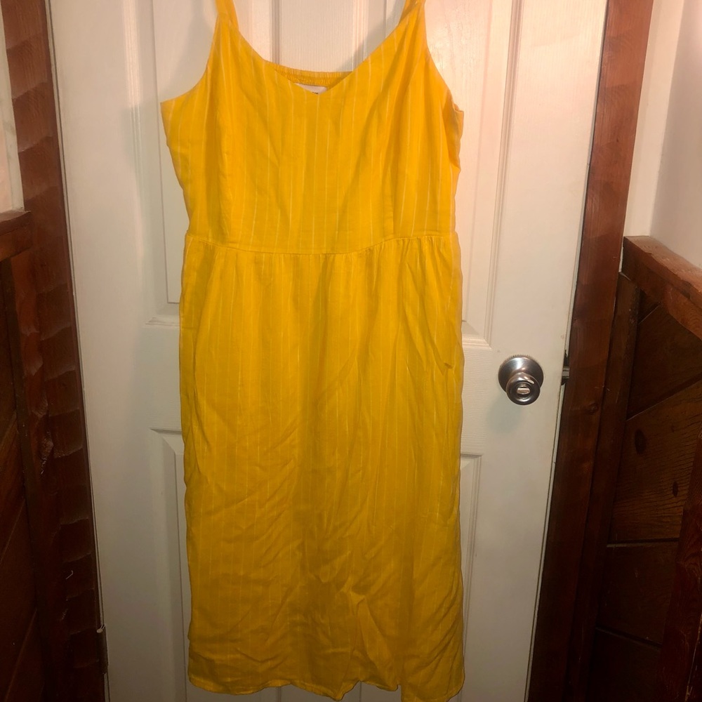 Old Navy MIDI Dress Smocked Back XL